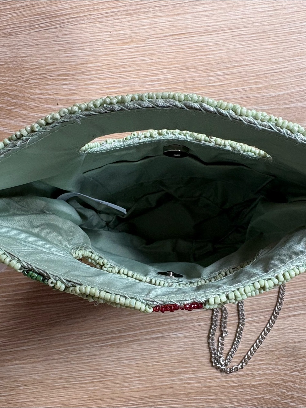 Fall Vegetable Beaded Bag - Picture 3 of 4